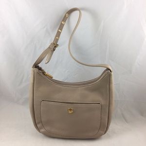 Stone Mountain Mauve Off White Tan Shoulder Bag